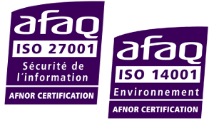 Logo ISO 27001 ET 14001